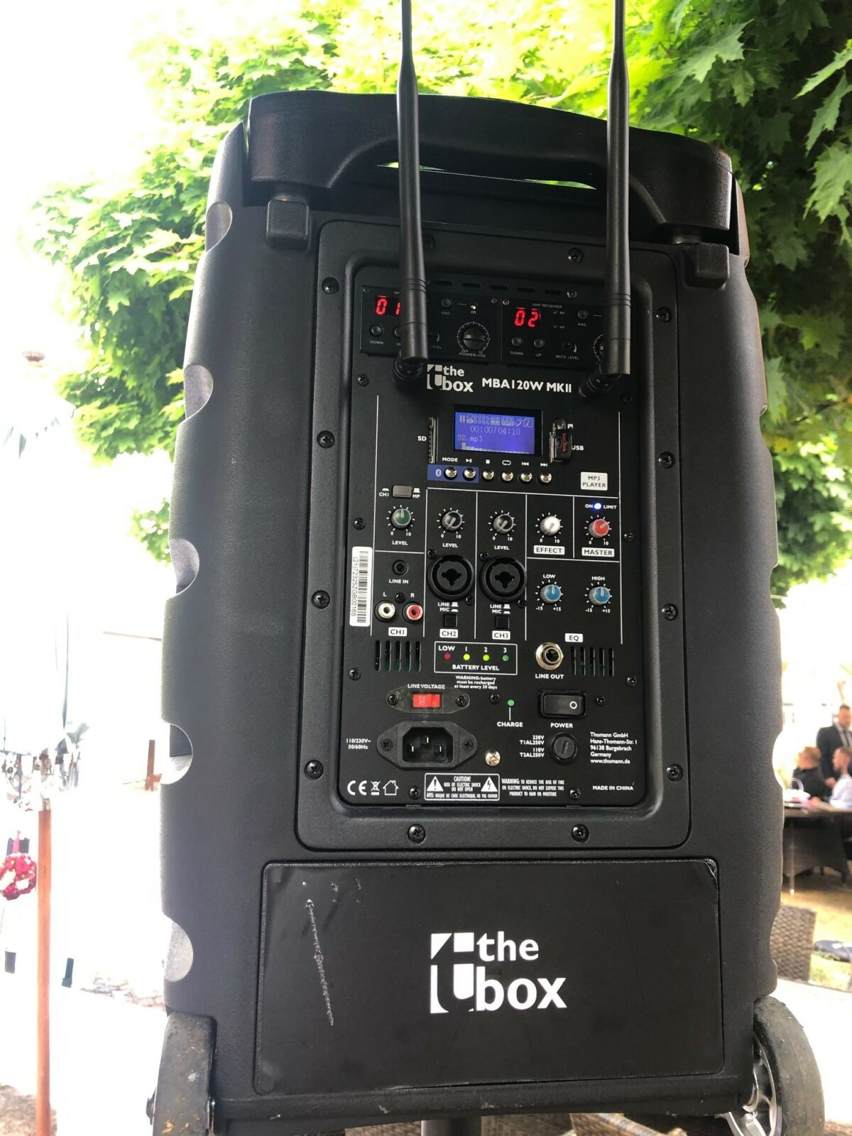 Mobile Beschallungsanlage