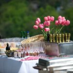 Sektempfang und Catering bei einer Hochzeit